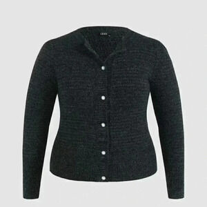 Cider Glitter Dust Black Cardigan